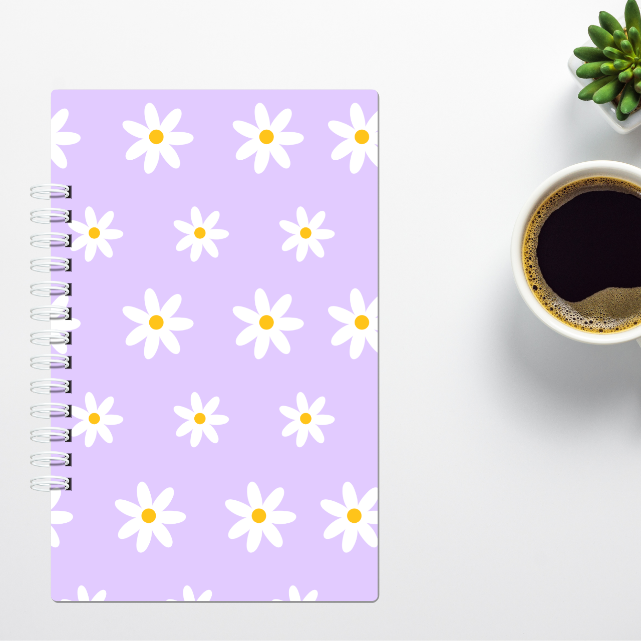 Cuaderno Margaritas A5 100 Hojas