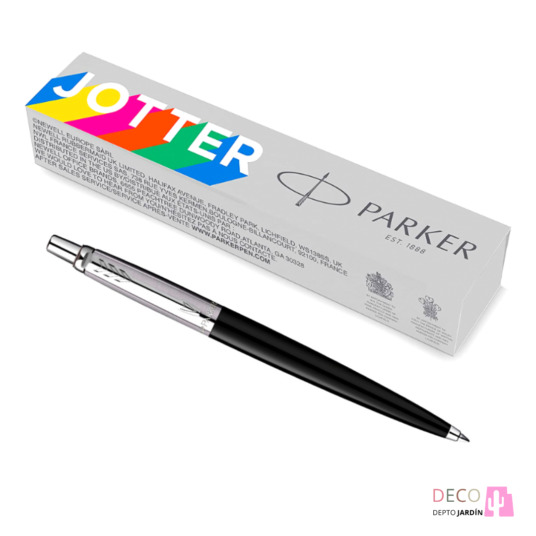 Bolígrafo Jotter Originals Black Finish & Chrome Trim Parker