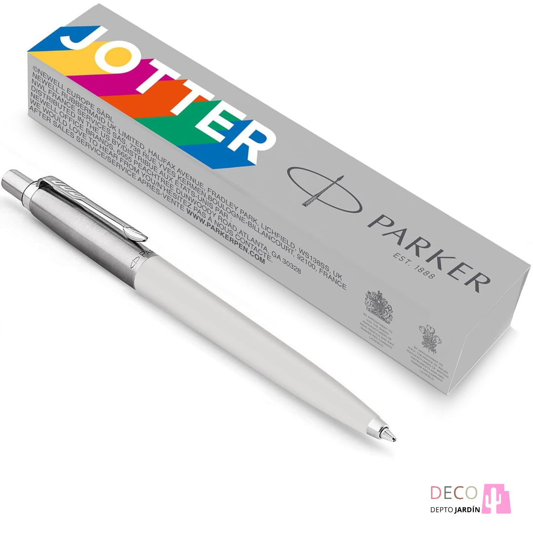 Bolígrafo Jotter Originals White Finish & Chrome Trim Parker