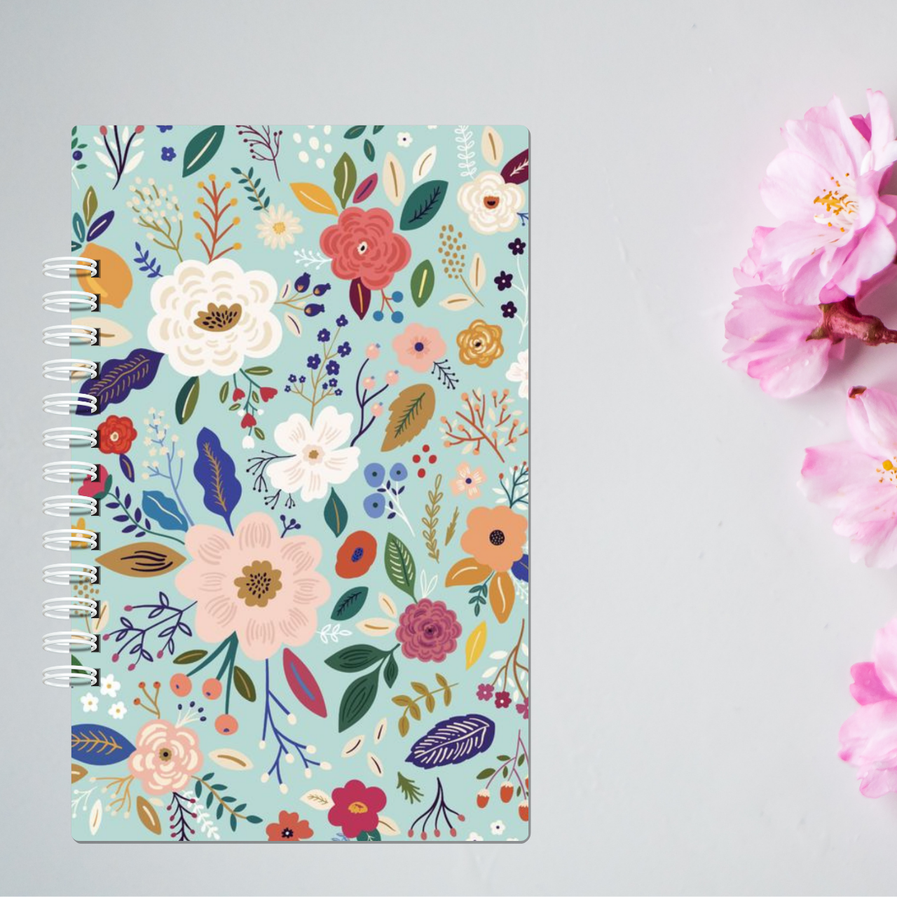 Cuaderno Flowers A5 100 Hojas