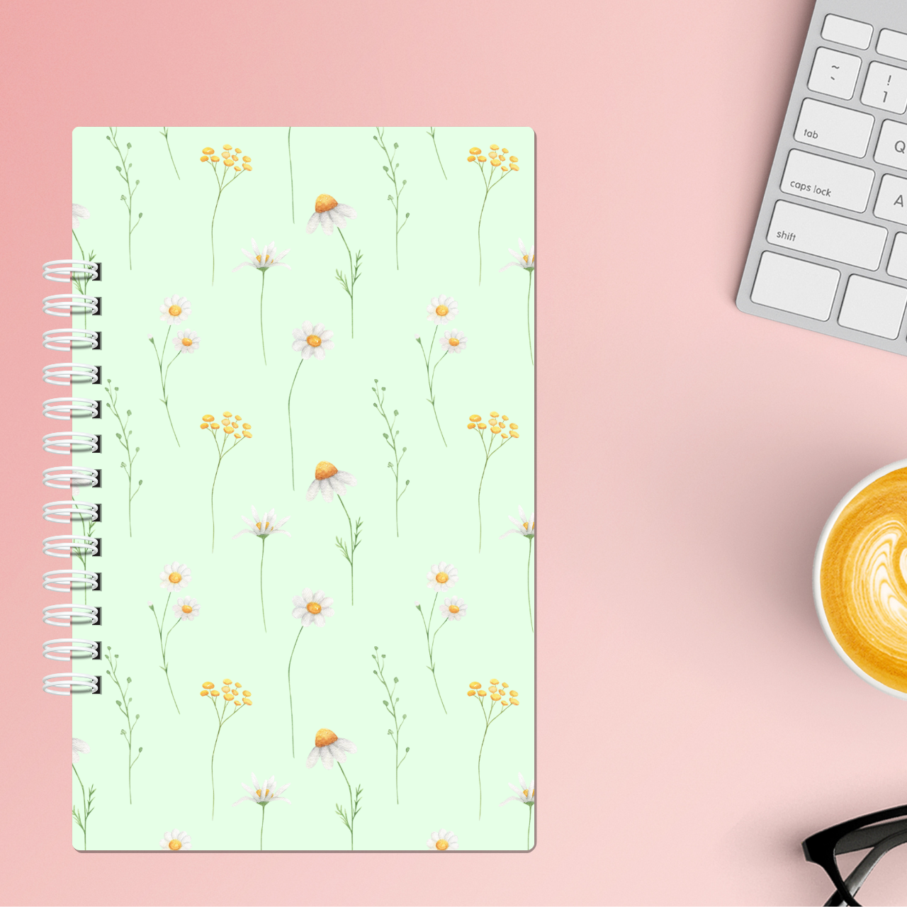 Cuaderno Floral A5 100 Hojas