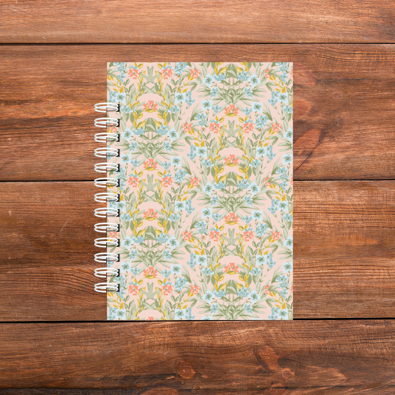 Cuaderno Floreado A5 100 Hojas