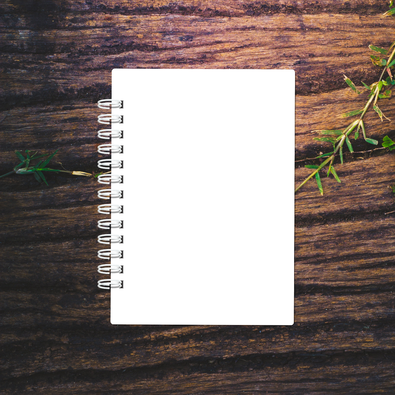 Cuaderno Flores Blanco A5 100 Hojas